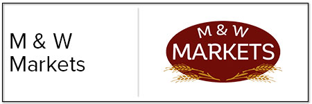 m and w markets logo